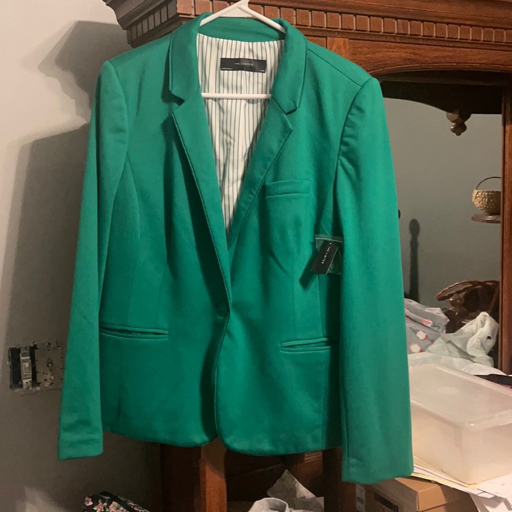 The Limited Kelly Green Blazer with tags